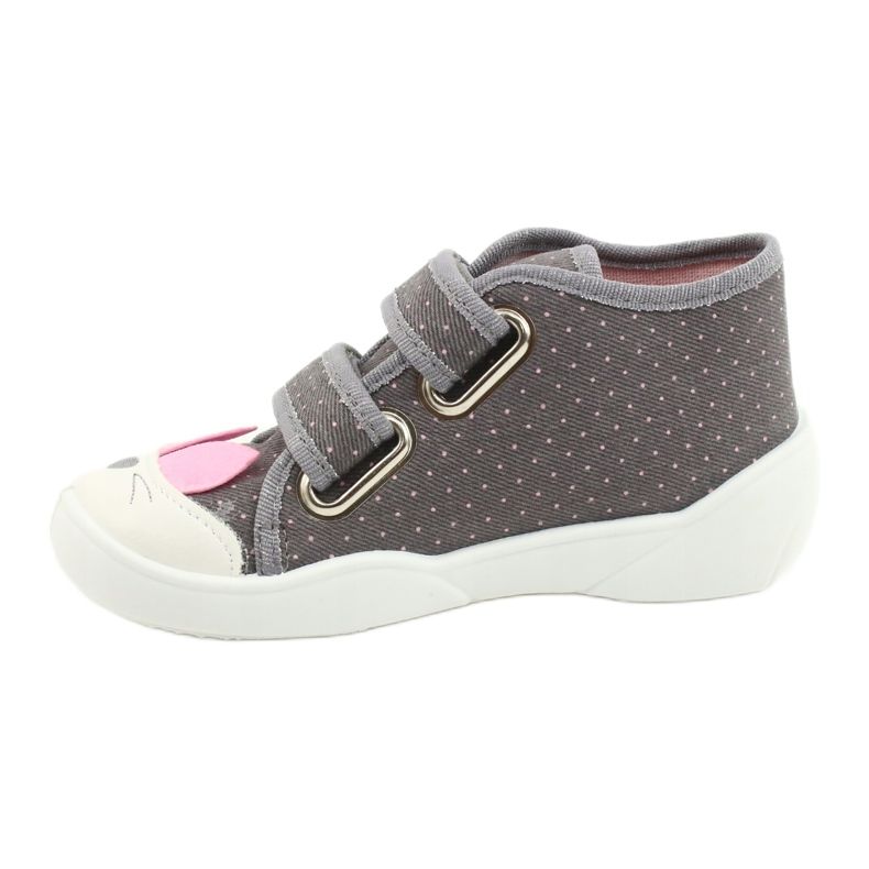 Befado Kinderschuhe 212P059 rosa grau 2