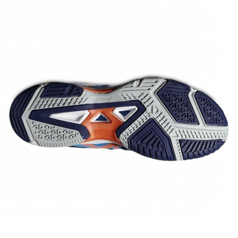 Asics Gel-Beyond 4 Mt B403N-4130 Volleyballschuhe lila, blau, orange, grau / silber blau 1