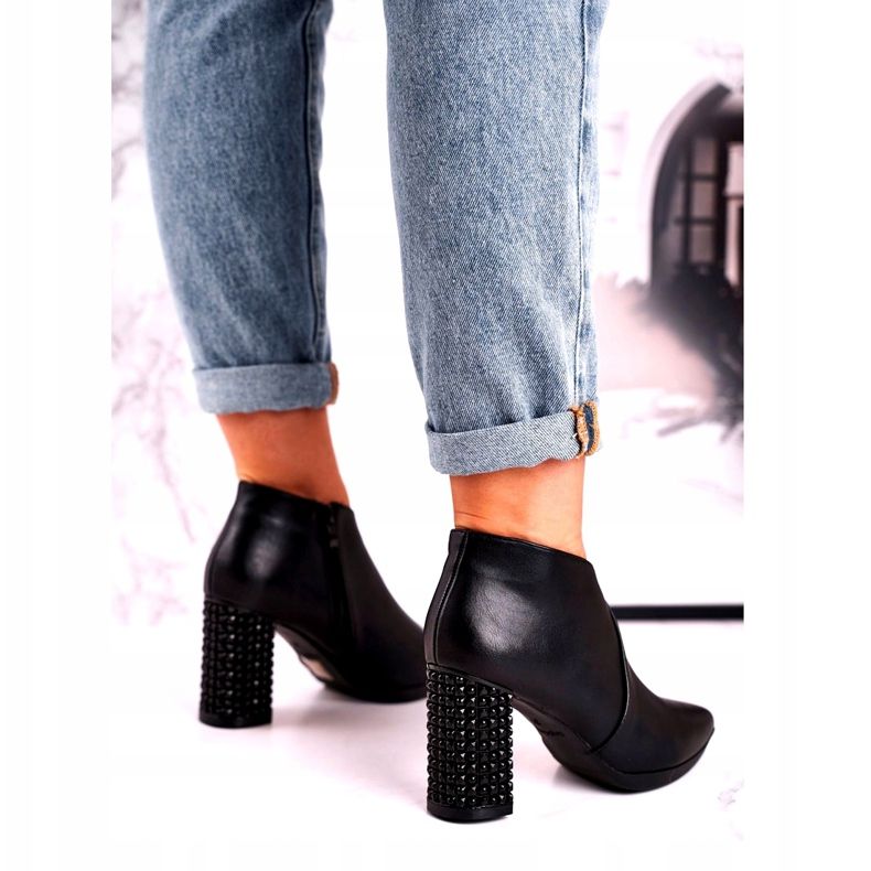 Damenstiefel auf der Post Sergio Leone schwarz BT497 3