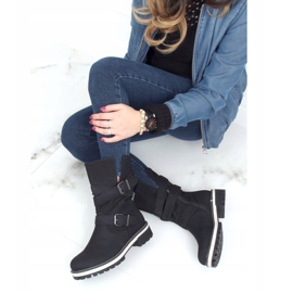 Stiefel auf dem Protektor schwarz 9671 Black 2