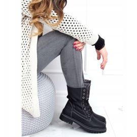 Schwarzer Schnürer 4667 Schwarz 1