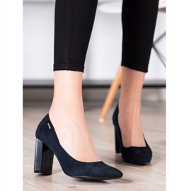 Goodin Pumpen auf einer Säule navy blau blau 1