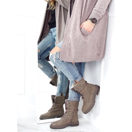 Schnürer Arbeiter dunkelbeige 4667 Khaki 1