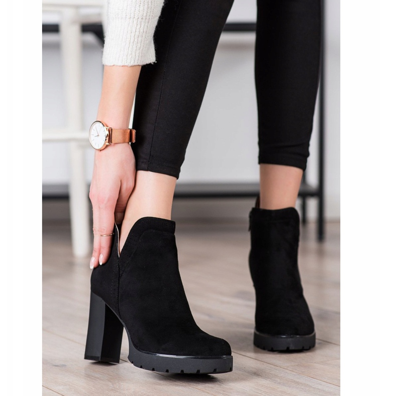 Bella Paris Stiefel mit hohem Absatz schwarz 2