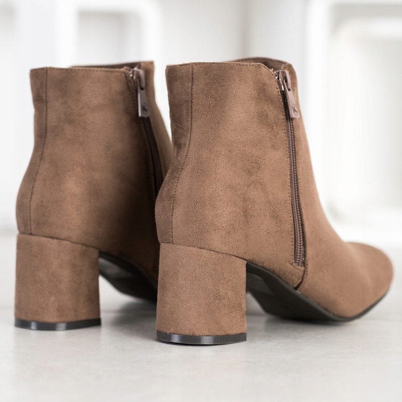 Kylie Lässige beige Stiefel 1