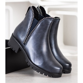 SDS Marineblaue Chelsea-Stiefel 2