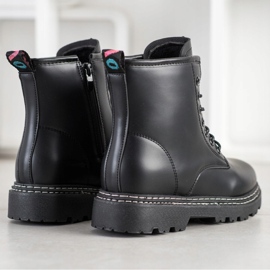 SHELOVET Gebundene schwarze Trapper 1