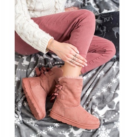 SHELOVET Modisches Mukluki rosa 1