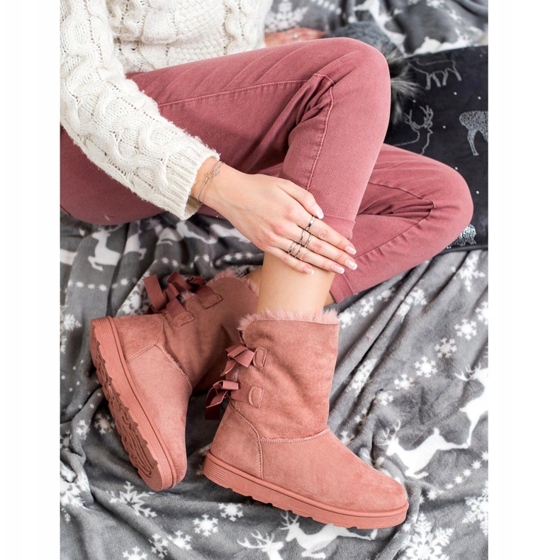 SHELOVET Modisches Mukluki rosa 1