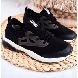 Schwarze Kindersportschuhe FF374147 Big Star 1