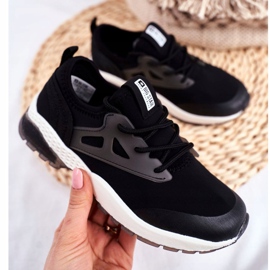 Schwarze Kindersportschuhe FF374147 Big Star 2