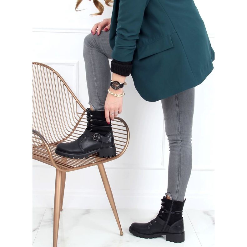 Arbeitsstiefel schwarz 1215-PA Schwarz 2