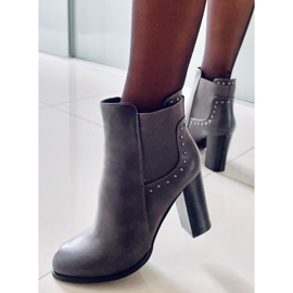 Klassische graue High Heels grau 88097 Grau 1