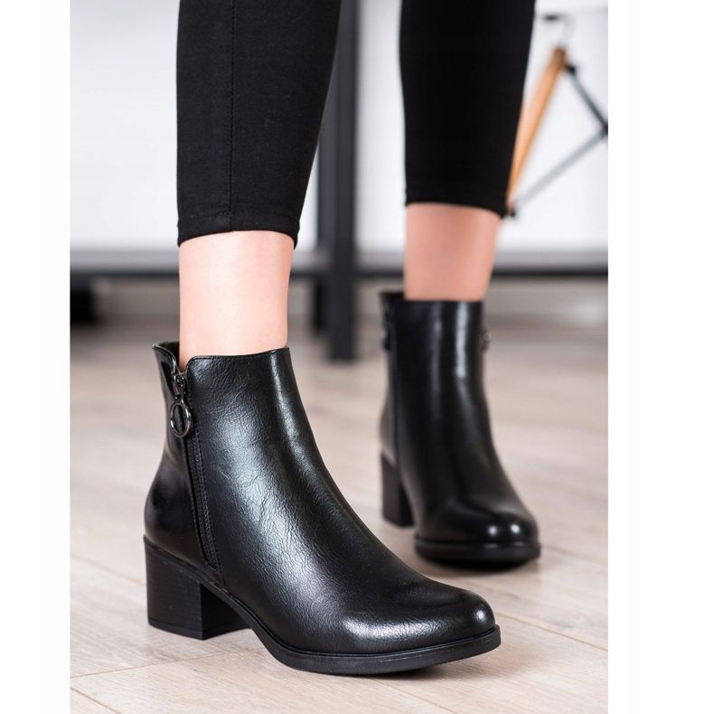 J. Star Freizeitstiefel schwarz 1