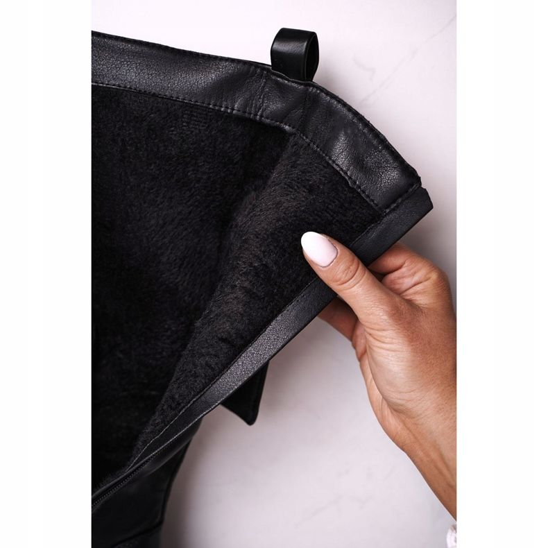 PS1 Warme Stiefel für Damen mit abnehmbarer Niere Schwarz Brooklyn 1