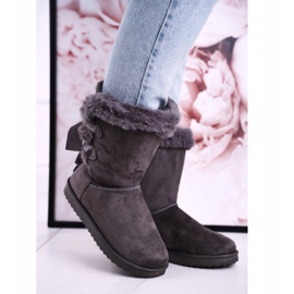 Damen-Schneestiefel mit Fell gefüttert mit Fell Grey Kaylee grau 2
