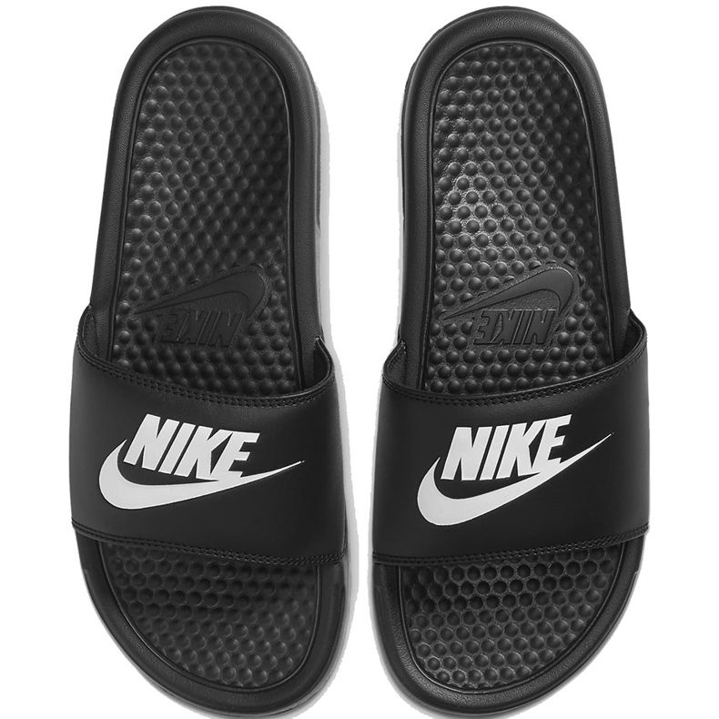 Nike Benassi Just Do It Damen Hausschuhe schwarz 343881 015 1
