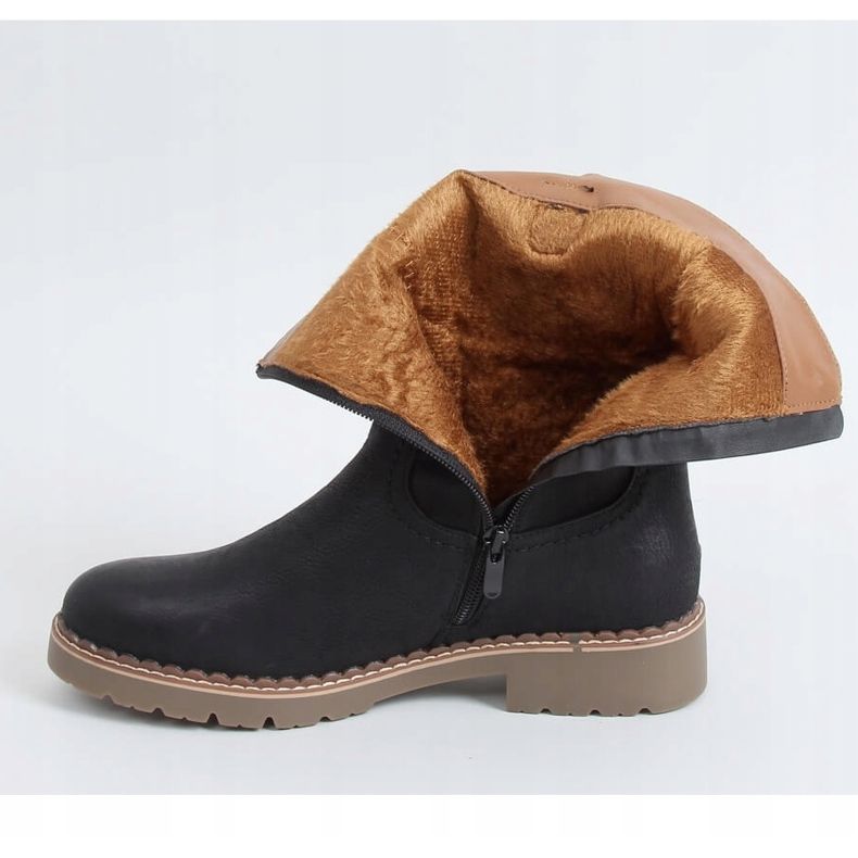 Schwarz Schwarze Damenstiefel 6981 Schwarz 1