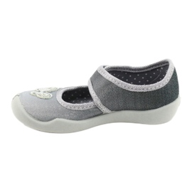 Befado Kinderschuhe 123X034 silber- grau 2
