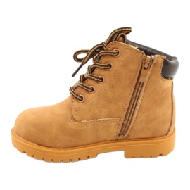 Warme Trappers Stiefel für Kinder Camel Dexter gelb 3