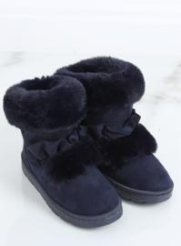 Dunkelblaue Schneeschuhe für Damen A976 Blau marineblau 1