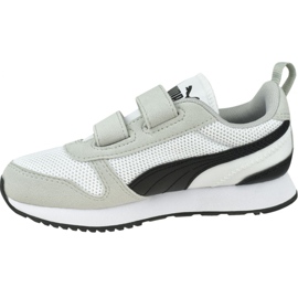 Puma R78 V Ps Jr 373617 02 weiß schwarz grau 1