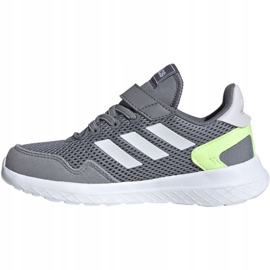 Schuhe adidas Archivo Jr EH0532 grau grün 2