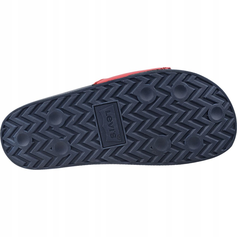 Levi's Batwing Slide Sandale 231548-794-87 weiß rot navy blau 3