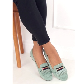 Damen Slipper in Aquamarin 88-381 Grün 1