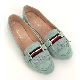 Damen Slipper in Aquamarin 88-381 Grün 2