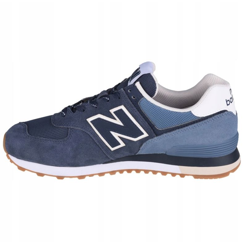 New Balance U ML574GRE Schuhe weiß navy blau blau 1