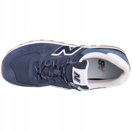 New Balance U ML574GRE Schuhe weiß navy blau blau 2
