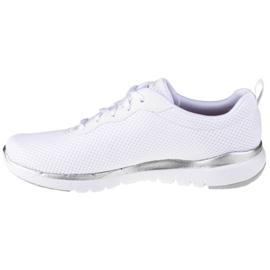 Skechers Flex Appeal 3.0 W 13070-WSL weiß silber- 1