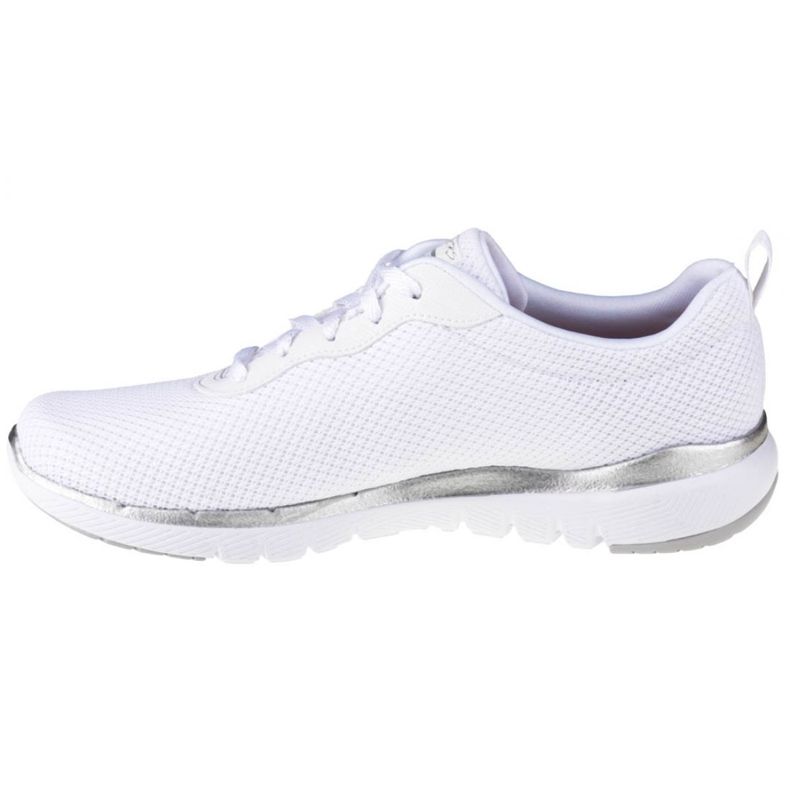 Skechers Flex Appeal 3.0 W 13070-WSL weiß silber- 1