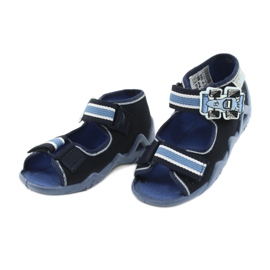 Befado Hausschuhe Sandalen Kinderschuhe 250P065 navy blau blau 2