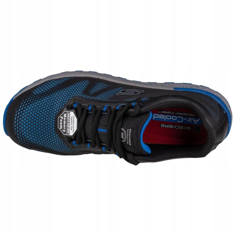 Skechers Bulklin-Lyndale W 77180EC-BLU Schuhe schwarz blau 2
