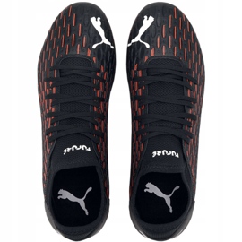 Puma Future 6.4 Fg Ag M 106195 01 Fußballschuhe blau, schwarz, orange schwarz 1