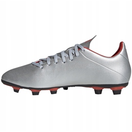 Fußballschuhe adidas X 19.4 FxG silber F35379 silber- 5