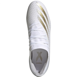Adidas X Ghosted.3 Mg M FW3543 Fußballschuhe weiß, gold golden 1