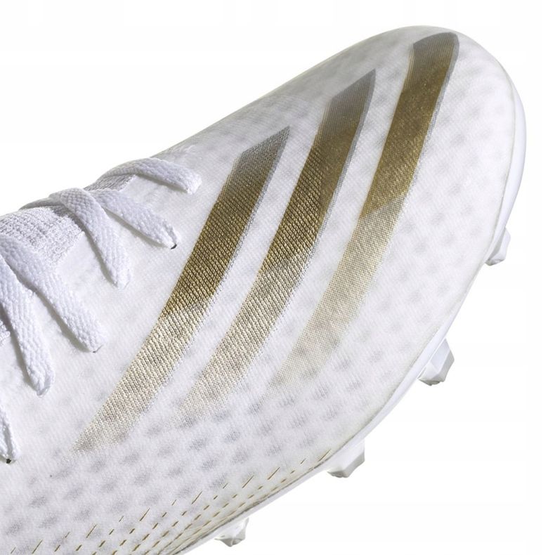Adidas X Ghosted.3 Mg M FW3543 Fußballschuhe weißes gold golden 2