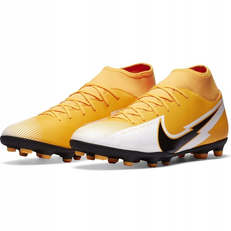 Nike Mercurial Superfly 7 Club FG / MG M AT7949 801 Fußballschuhe mehrfarbig gelb 1