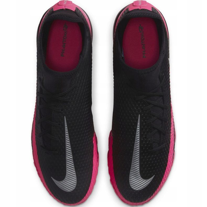 Nike Phantom Gt Academy Df Tf M CW6666 006 Fußballschuhe rosa, schwarz schwarz 1