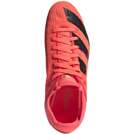 Adidas Sprintstar Spikes FW9140 Damenschuhe schwarz orange 1