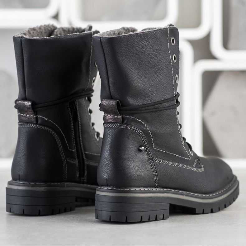 Super Mode Hohe Trapper schwarz 1 Super Mode Hohe Trapper schwarz 1