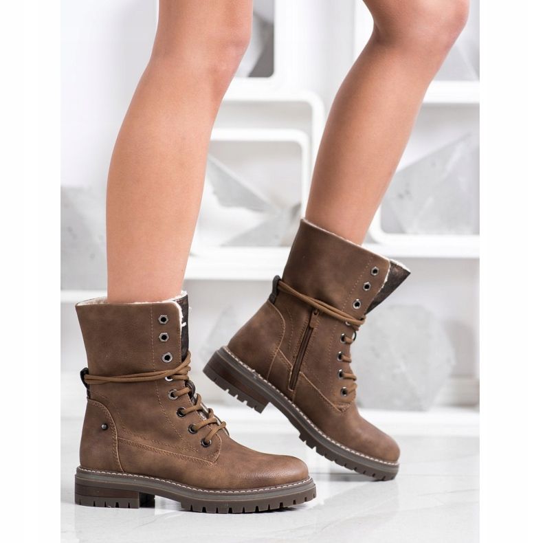 Super Mode Hohe Trapper braun 1