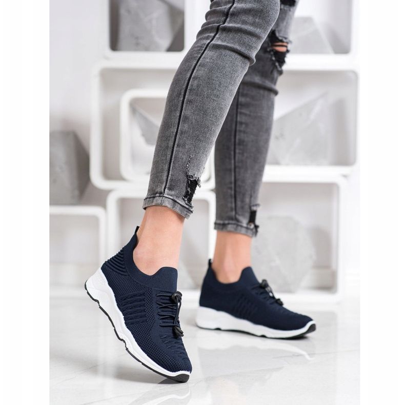 Goodin Bequeme Sportschuhe marineblau 1