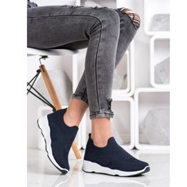 Goodin Slip-on-Sneakers navy blau 1