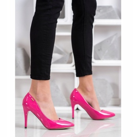 Goodin Lackierte Pumps rosa 1