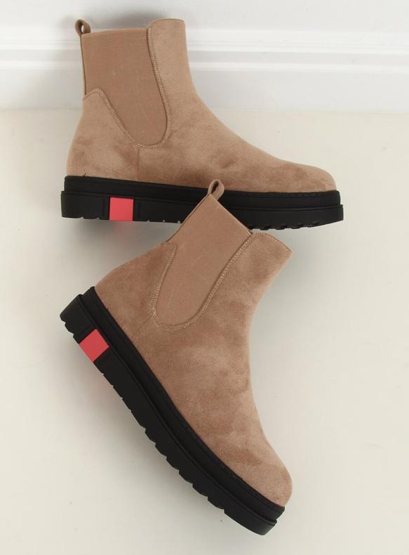 Chelsea-Stiefel mit hohen Sohlen in beige NS139P Beige Ii Genre 2