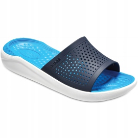 Crocs Literide Slide marineblau-weiß 205 183 462 navy blau 2
